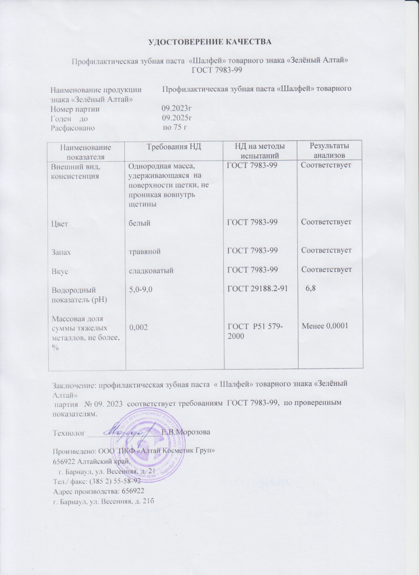 Паспорт №092023